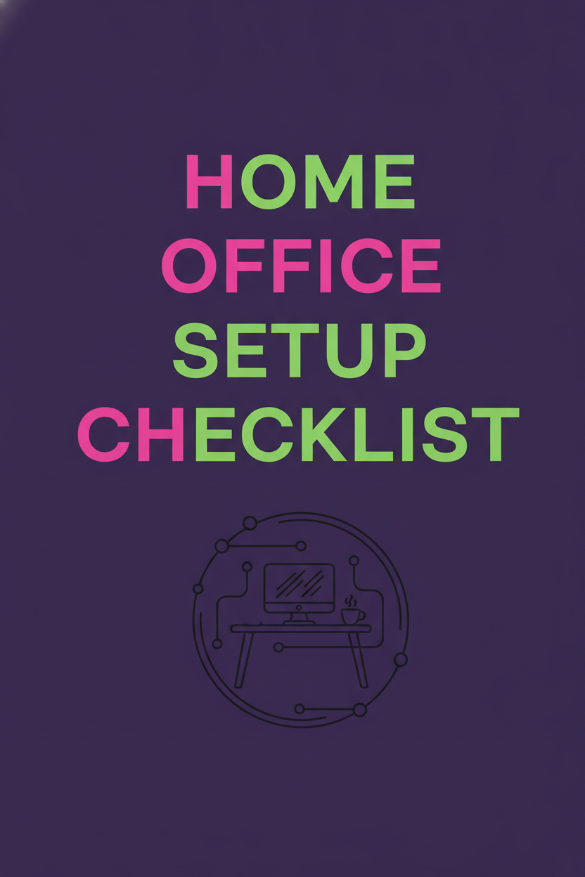 Cover for Home Office Setup Checklist