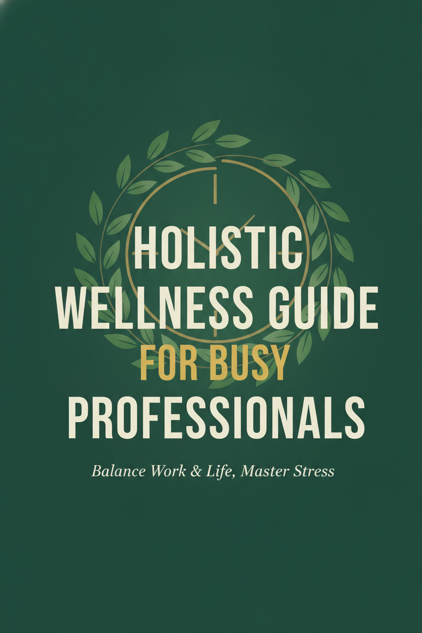 Cover for Holistic Wellness Guide for Busy Professionals